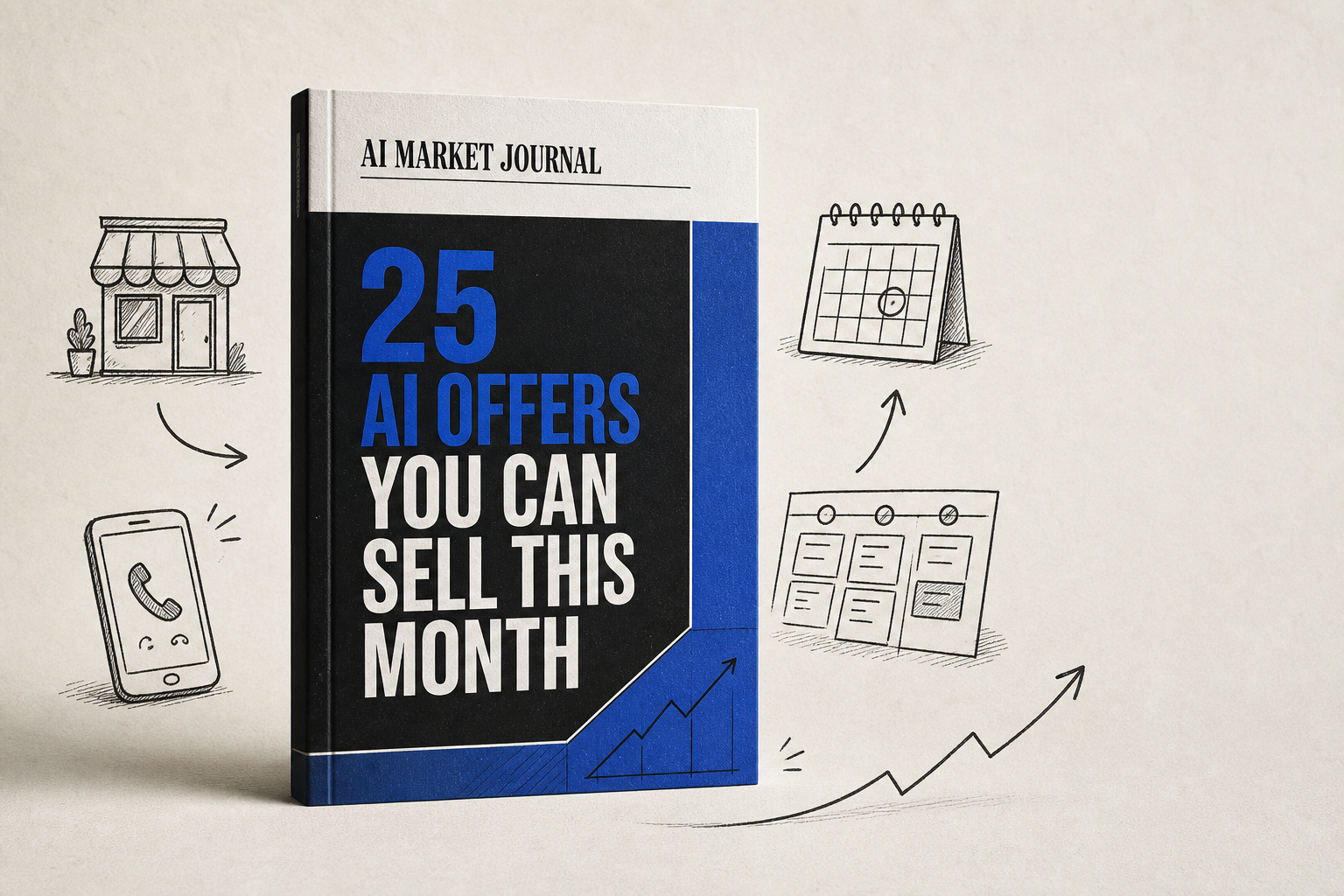 AI Market Journal 25 AI Offers You Can Sell This Month guide cover
